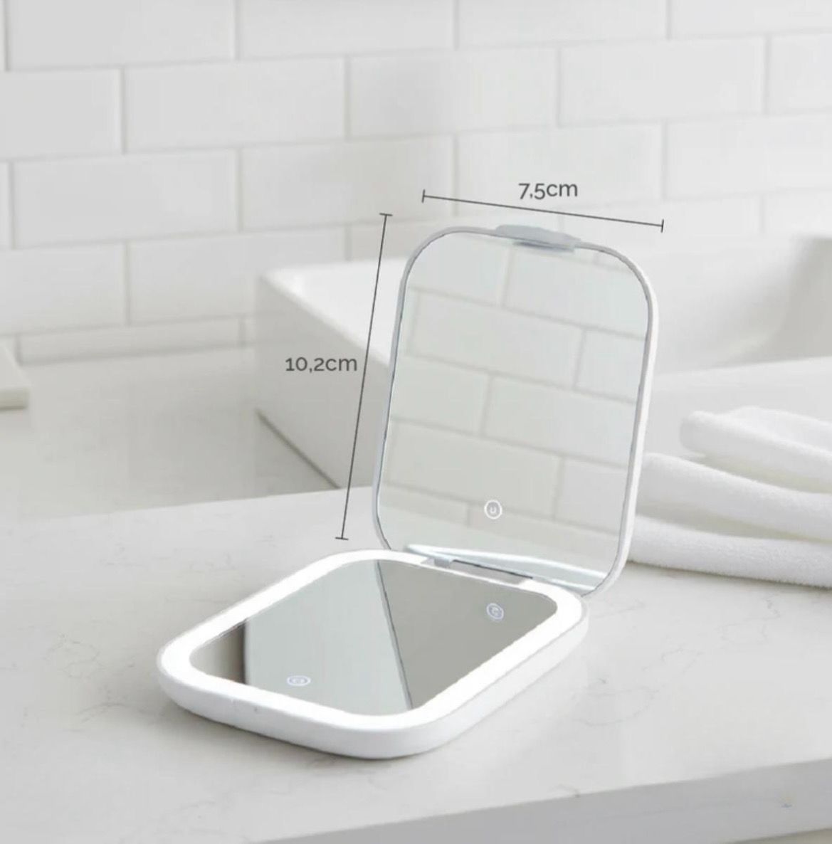 Espejo de Bolsillo con Iluminación LED - Imagen 3